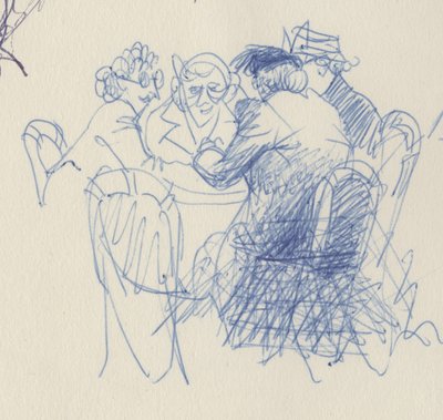 Group of Women at a Table by Shirley Markham