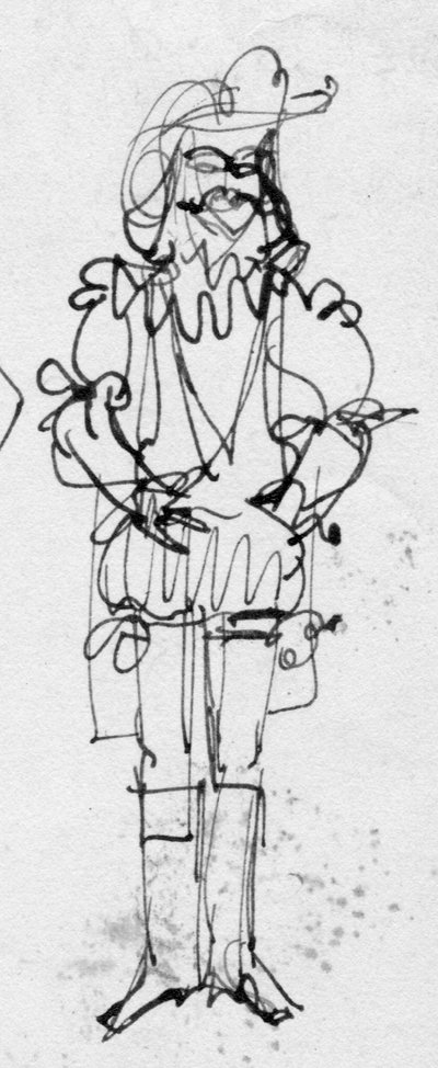 Man in Period Costume by Shirley Markham