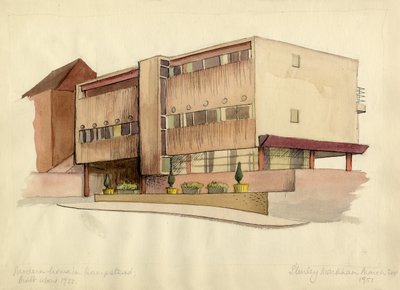 Modern House in Hampstead by Shirley Markham