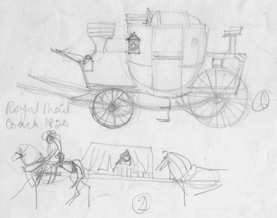 Royal Mail Coach by Shirley Markham