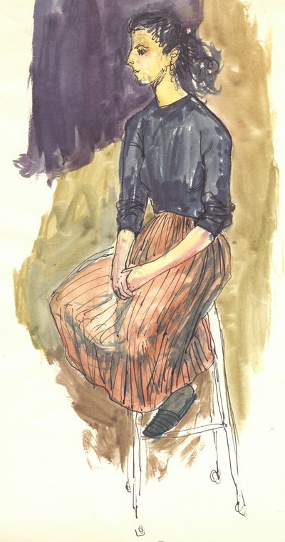 Seated Woman by Shirley Markham