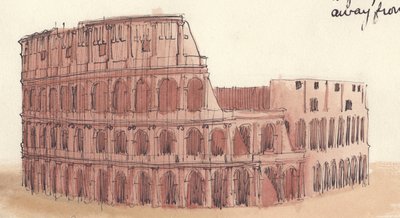 The Colosseum, Rome, Italy by Shirley Markham