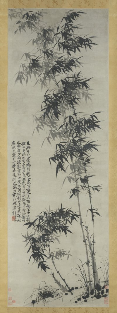 Bamboo in Wind and Rain by Shitao
