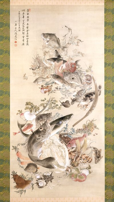 Fish, Crustaceans And Vegetables by Shoka Watanabe