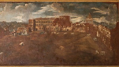 View of the Royal Palace, c.1760 by Sicilian School