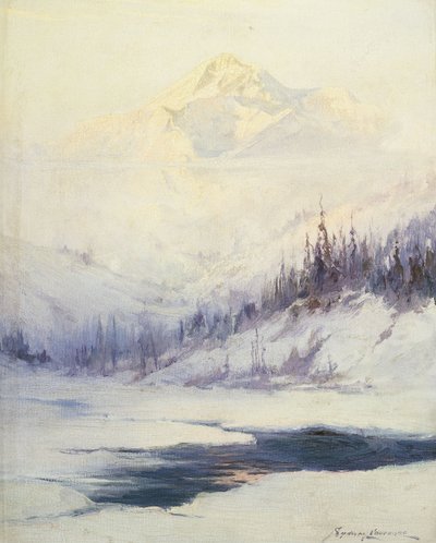 Winter Morning, Mount McKinley, Alaska by Sidney Laurence