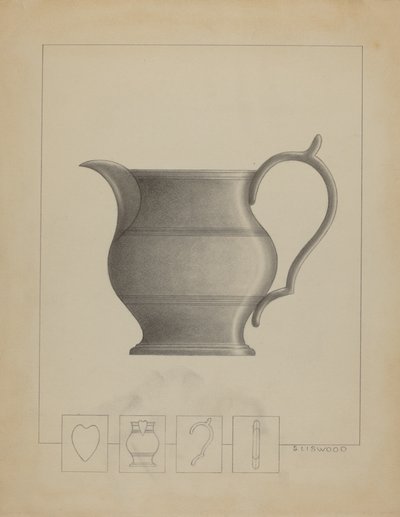 Pewter Pitcher by Sidney Liswood