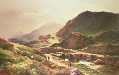 Highland Scene by Sidney Richard Percy