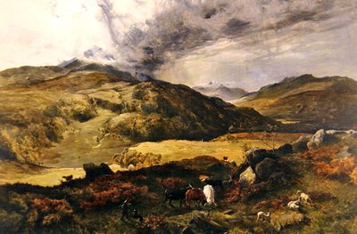 Welsh landscape by Sidney Richard Percy