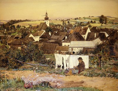 Upper Austrian Village by Sidonie Springer