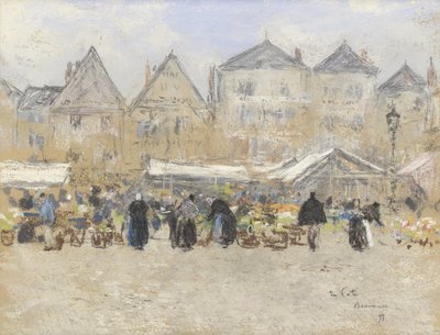 Market in Beauvais by Siebe Johannes ten Cate