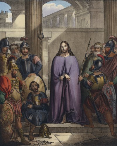 The Roman Soldiers Mocking Christ by Siegfried Detler Bendixen