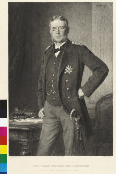 Franz von Thun und Hohenstein by Siegmund L