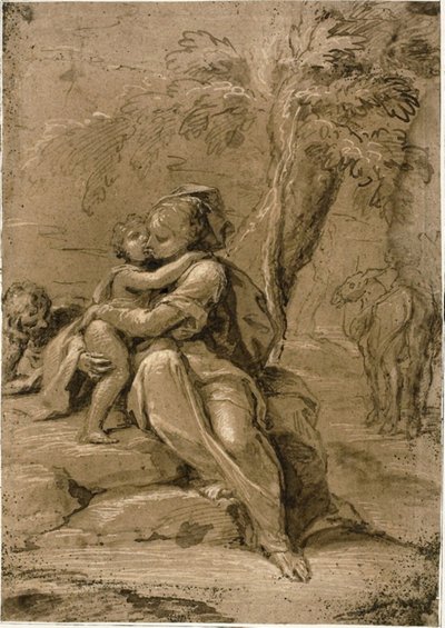 Rest on the Flight into Egypt by Sigismondo Caula