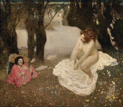 The Dwarf and the Woman by Sigmund Walter Hampel
