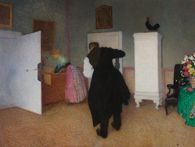 Interior by Sigmund Walter Hampel