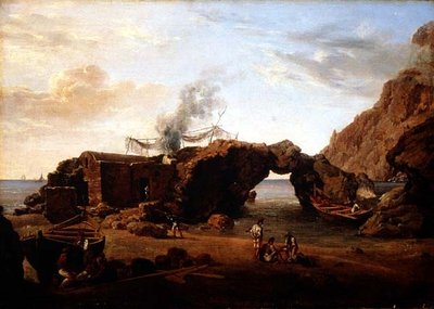 Rocky Landscape on Capri by Silvestr Fedosievich Shchedrin
