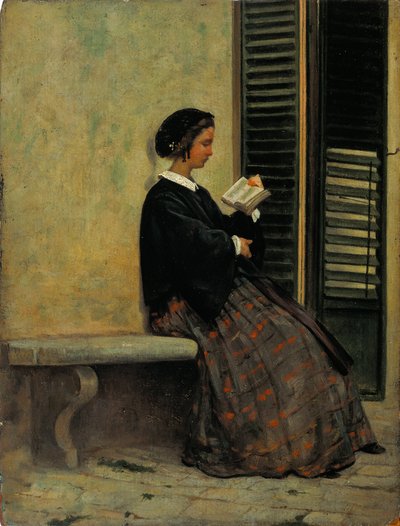 Reading by Silvestro Lega