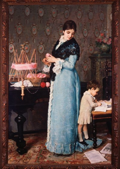 The Mother by Silvestro Lega