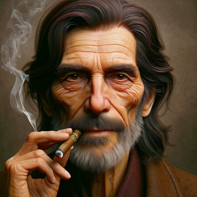 Albert - AI-shaped Years: Portraits of Timelessness by Silvia Martini