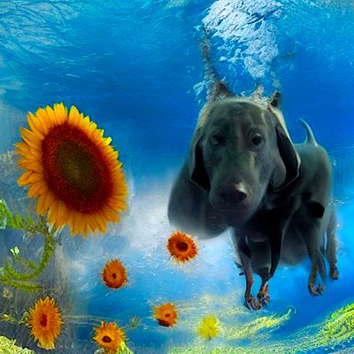 Underwater Dog: A Dive into the Unexpected by Silvia Martini