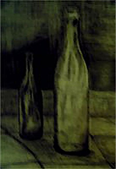 Two Bottles on a Street by Silvia Martini