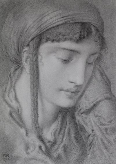 A Hebrew girl by Simeon Solomon