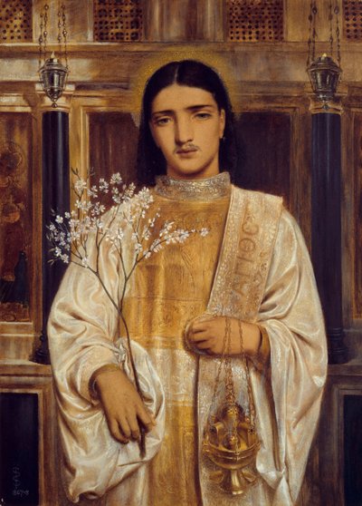 A Saint of the Eastern Church by Simeon Solomon