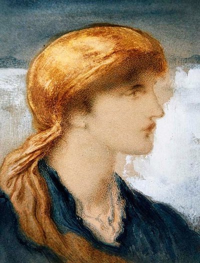 Head of a Girl by Simeon Solomon
