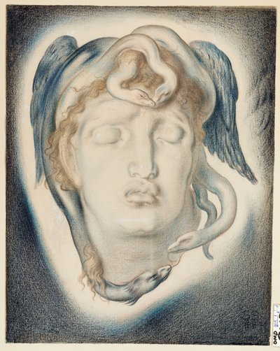 The Head of Medusa, 1884 by Simeon Solomon