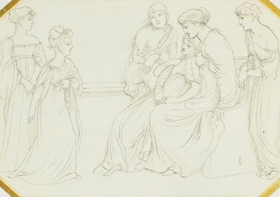 The Little Improvisatrice, 1867 by Simeon Solomon