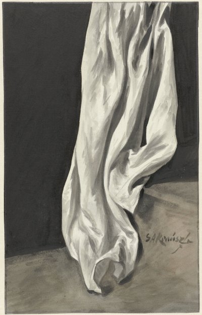 Drapery Study by Simon Andreas Krausz
