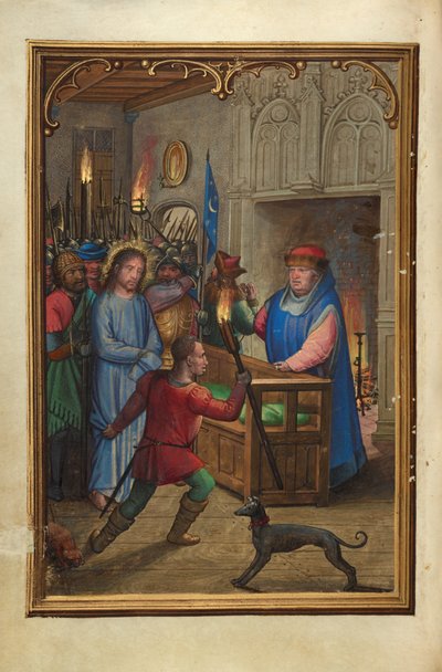 Christ before Annas by Simon Bening