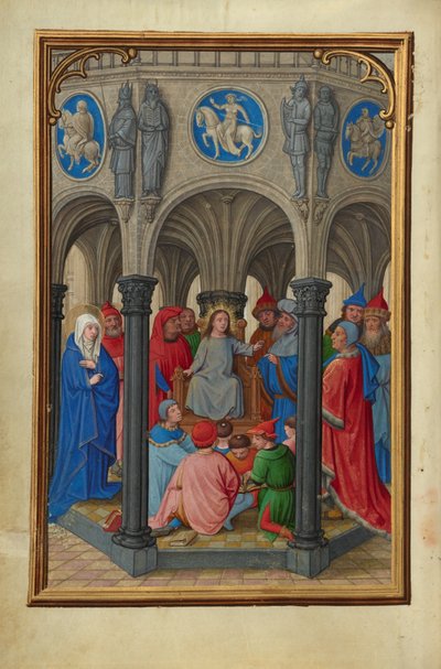 Jesus Among the Doctors by Simon Bening