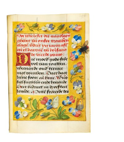 Page from The Imhof Prayerbook by Simon Bening