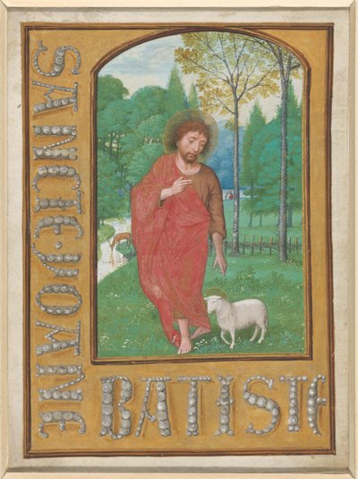 Saint John the Baptist by Simon Bening