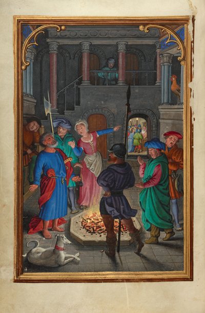 The Denial of Saint Peter by Simon Bening