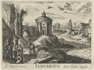January by Simon Frisius