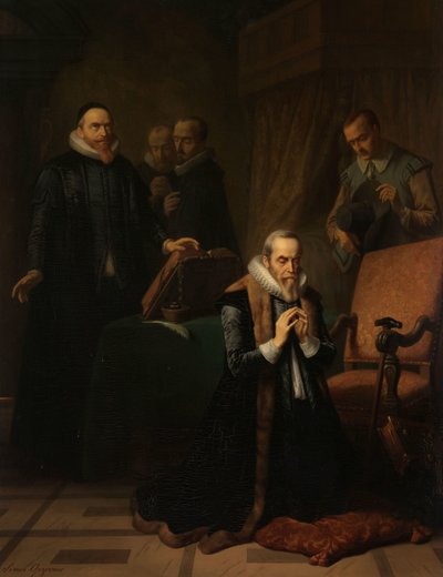 The Last Prayer of Johan van Oldenbarnevelt by Simon Opzoomer