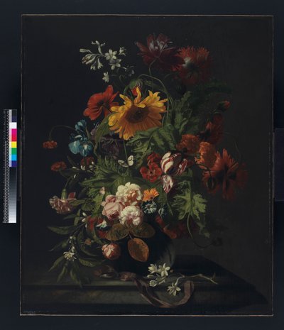 Vase of Flowers by Simon Peeterz Verelst
