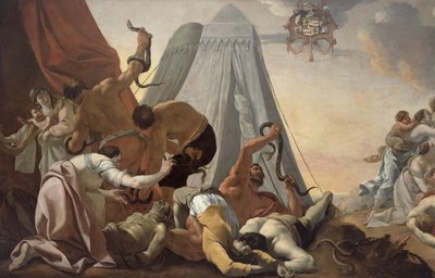Israelites Looking at the Bronze Serpent by Simon Vouet