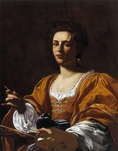 Portrait of Artemisia Gentileschi by Simon Vouet
