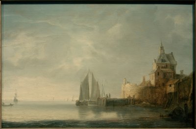 The Groothoofdspoort in Dordrecht by Simon de Vlieger