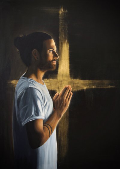 Golden Cross by Simone Amon