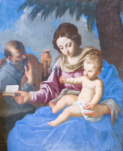 Holy Family by Simone Cantarini