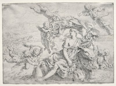 The Rape of Europa by Simone Cantarini