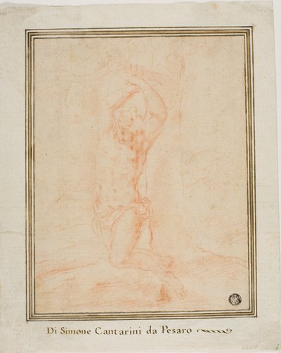 Saint Sebastian by Simone Cantarini