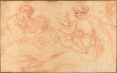 The Holy Family by Simone Cantarini