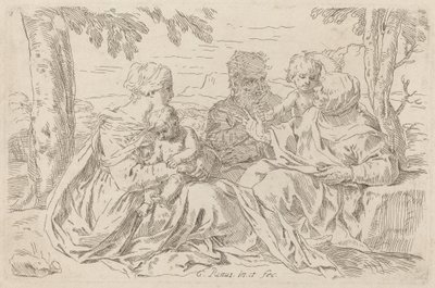 The Holy Family by Simone Cantarini