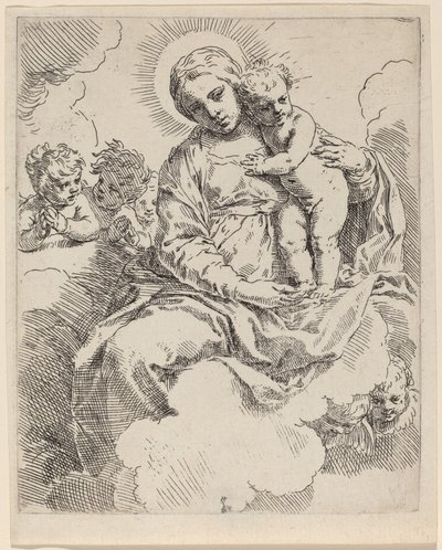 The Virgin and Child by Simone Cantarini